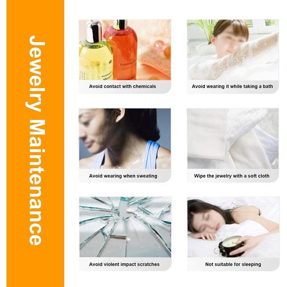 51 PCS Gold Silver Jewelry Set with 6 PCS Necklace,9 PCS Bracelet,36 PCS… - Picture 12 of 12